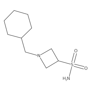 1-(cyclohexylmethyl)-3-Azetidinesulfonamide结构式