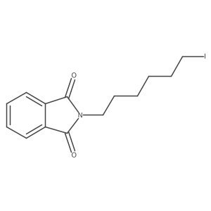 2-(6-Iodohexyl)isoindole-1,3-dione Structure