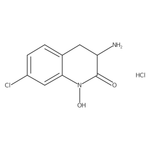 3-Amino-7-chloro-1-hydroxy-3,4-dihydroquinolin-2-one;hydrochloride结构式