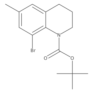 Tert-butyl 8-bromo-6-methyl-1,2,3,4-tetrahydroquinoline-1-carboxylate Structure