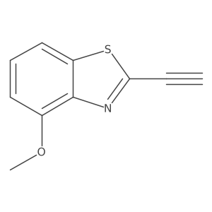 2-Ethynyl-4-methoxybenzo[d]thiazole结构式