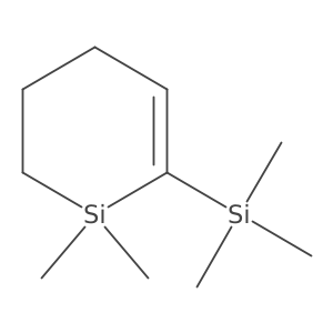 1,1-Dimethyl-2-(trimethylsilyl)silacyclohex-2-ene Structure