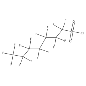 Perfluoroheptanesulfonyl chloride Structure