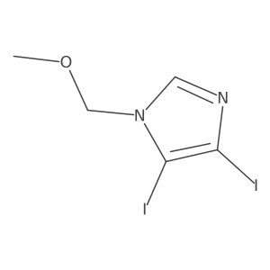 4,5-Diiodo-1-(methoxymethyl)imidazole Structure