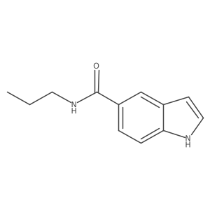 1h-Indole-5-carboxamide,n-propyl-结构式