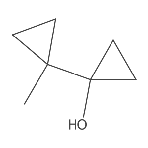 1-(1-Methylcyclopropyl)cyclopropan-1-ol结构式