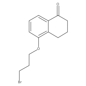 5-(3-Bromopropoxy)-1-oxotetraline结构式