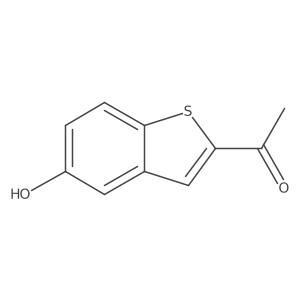 1-(5-Hydroxy-1-benzothiophen-2-yl)ethan-1-one结构式