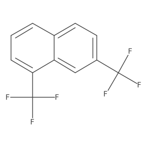 1,7-Bis(trifluoromethyl)naphthalene结构式