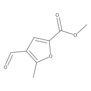 Methyl 4-formyl-5-methyl-2-furancarboxylate Structure