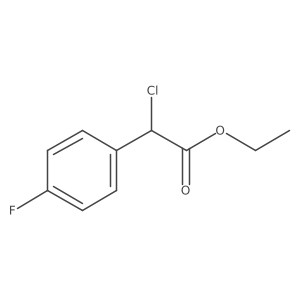 Ethyl 2-chloro-2-(4-fluorophenyl)acetate结构式
