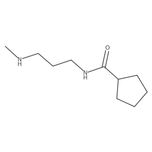 Cyclopentanecarboxamide, N-[3-(methylamino)propyl]-结构式