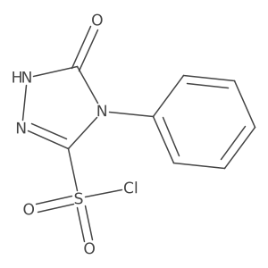 4,5-Dihydro-5-oxo-4-phenyl-1H-1,2,4-triazole-3-sulfonyl chloride Structure