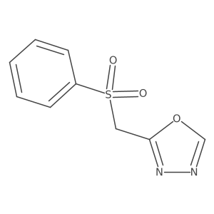 2-Benzenesulfonylmethyl-[1,3,4]oxadiazole Structure