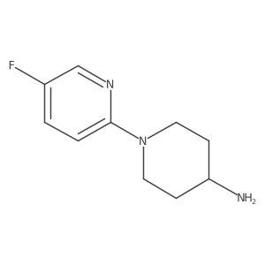 1-(5-Fluoro-2-pyridinyl)-4-piperidinamine结构式