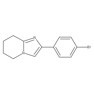 2-(4-Bromophenyl)-5,6,7,8-tetrahydroimidazo[1,2-a]pyridine Structure
