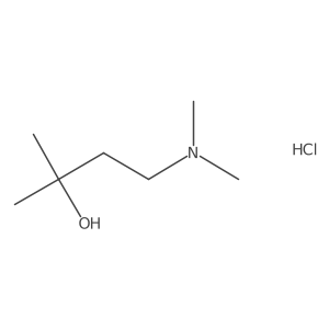 4-(Dimethylamino)-2-methylbutan-2-ol hydrochloride结构式