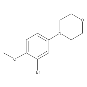 4-(3-Bromo-4-methoxyphenyl)morpholine Structure