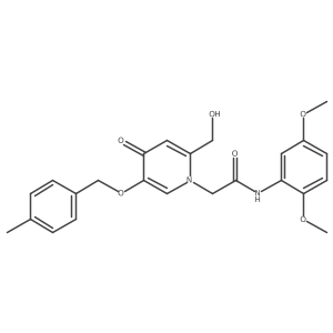 N-(2,5-dimethoxyphenyl)-2-(2-(hydroxymethyl)-5-((4-methylbenzyl)oxy)-4-oxopyridin-1(4H)-yl)acetamide Structure