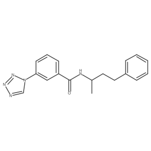 N-(4-phenylbutan-2-yl)-3-(1H-tetrazol-1-yl)benzamide Structure