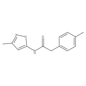 N-(3-methylisoxazol-5-yl)-2-(p-tolyl)acetamide Structure