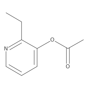 2-Ethylpyridin-3-yl acetate结构式
