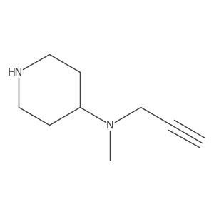 N-methyl-N-(prop-2-yn-1-yl)piperidin-4-amine Structure