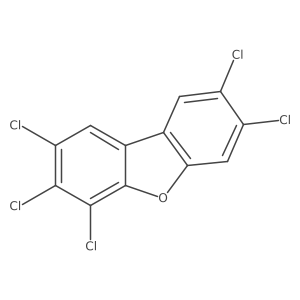 2,3,4,7,8-Pentachlorodibenzofuran-13C12 Structure