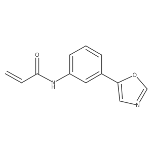 N-[3-(1,3-oxazol-5-yl)phenyl]prop-2-enamide Structure