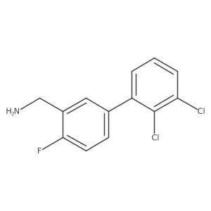 C-(2',3'-dichloro-4-fluoro-biphenyl-3-yl)-methylamine Structure