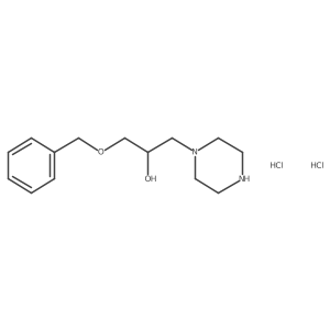 1-Benzyloxy-3-piperazin-1-yl-propan-2-ol dihydrochloride Structure