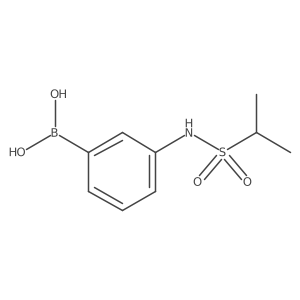 3-(1-Methylethylsulfonamido)phenylboronic acid Structure