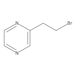 2-(2-Bromoethyl)pyrazine Structure
