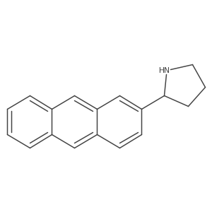 (2R)-2-(2-Anthryl)pyrrolidine Structure