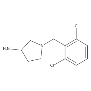 (S)-1-(2,6-Dichlorobenzyl)pyrrolidin-3-amine Structure