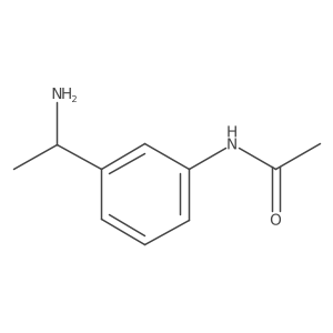 N-[3-[(1S)-1-Aminoethyl]phenyl]acetamide结构式