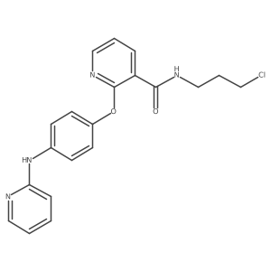 N-(3-Chloropropyl)-2-[4-(2-pyridinylamino)phenoxy]-3-pyridinecarboxamide结构式
