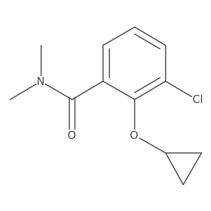 3-Chloro-2-cyclopropoxy-N,N-dimethylbenzamide结构式