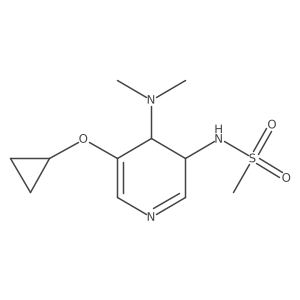 N-(5-Cyclopropoxy-4-(dimethylamino)-3,4-dihydropyridin-3-YL)methanesulfonamide Structure