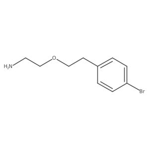 2-[2-(4-Bromophenyl)ethoxy]ethan-1-amine结构式