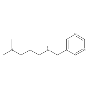 [3-(Dimethylamino)propyl](pyrimidin-5-ylmethyl)amine结构式
