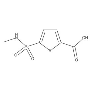 5-(Methylsulfamoyl)thiophene-2-carboxylic acid Structure
