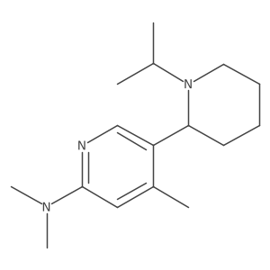 5-(1-isopropyl-2-piperidyl)-N,N,4-trimethyl-pyridin-2-amine Structure