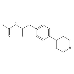N-[1-methyl-2-(4-piperidin-4-ylphenyl)ethyl]acetamide结构式