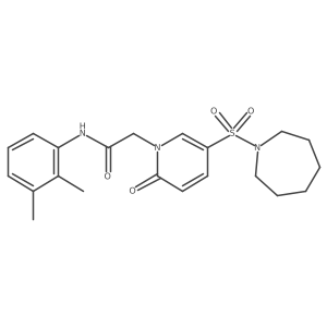 2-[5-(azepane-1-sulfonyl)-2-oxo-1,2-dihydropyridin-1-yl]-N-(2,3-dimethylphenyl)acetamide Structure
