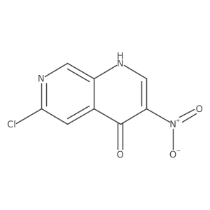 6-Chloro-3-nitro-1,7-naphthyridin-4-OL Structure