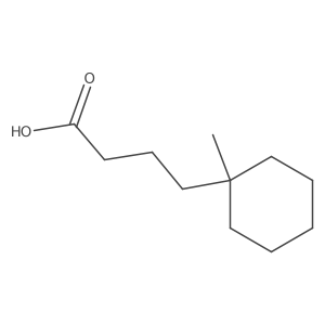 4-(1-Methylcyclohexyl)butanoic acid Structure