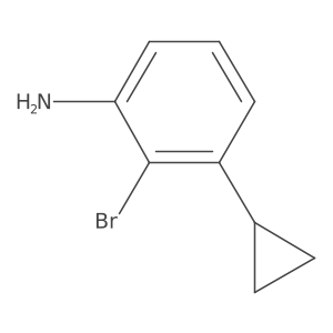 2-Bromo-3-cyclopropylaniline Structure