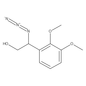 2-Azido-2-(2,3-dimethoxyphenyl)ethan-1-ol Structure