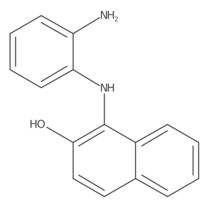 N-(2-aminophenyl)-1-amino-2-naphthol Structure